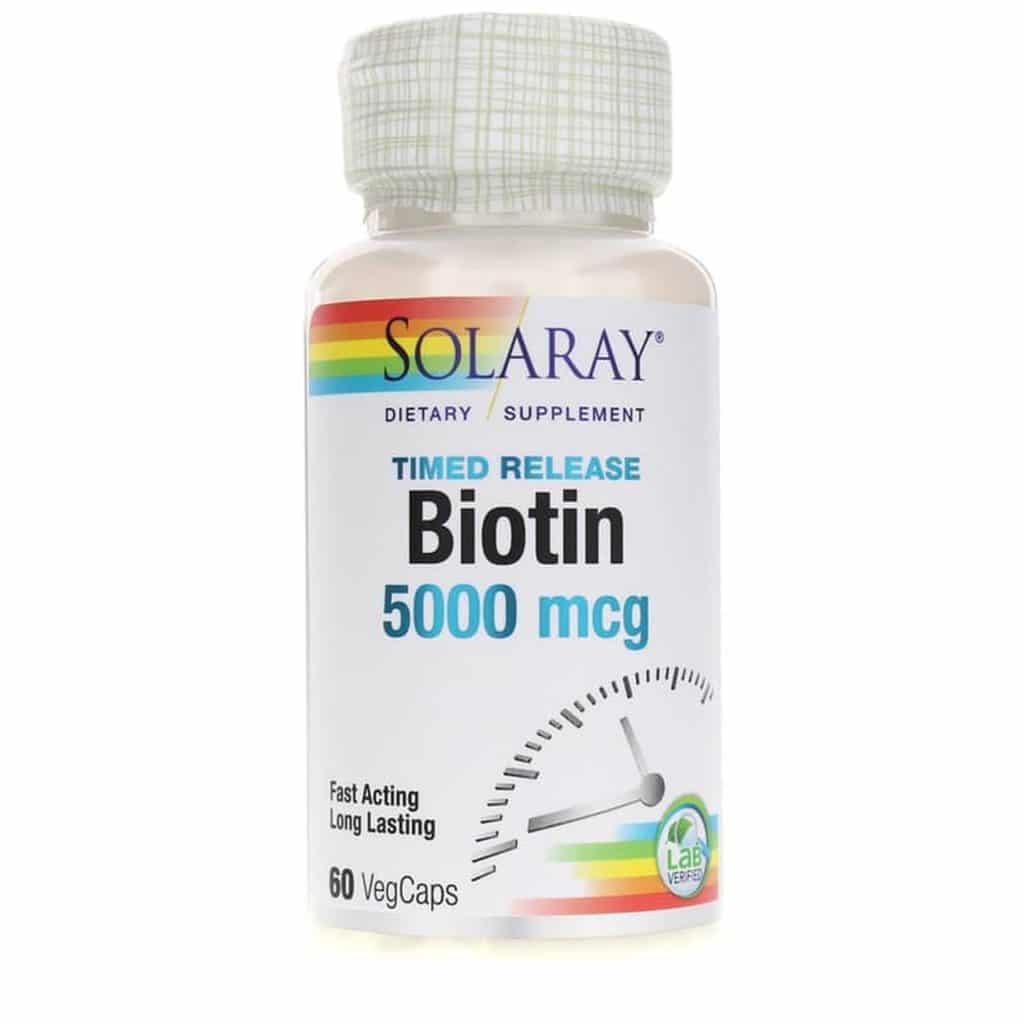 Solaray Biotin 5000 mcg